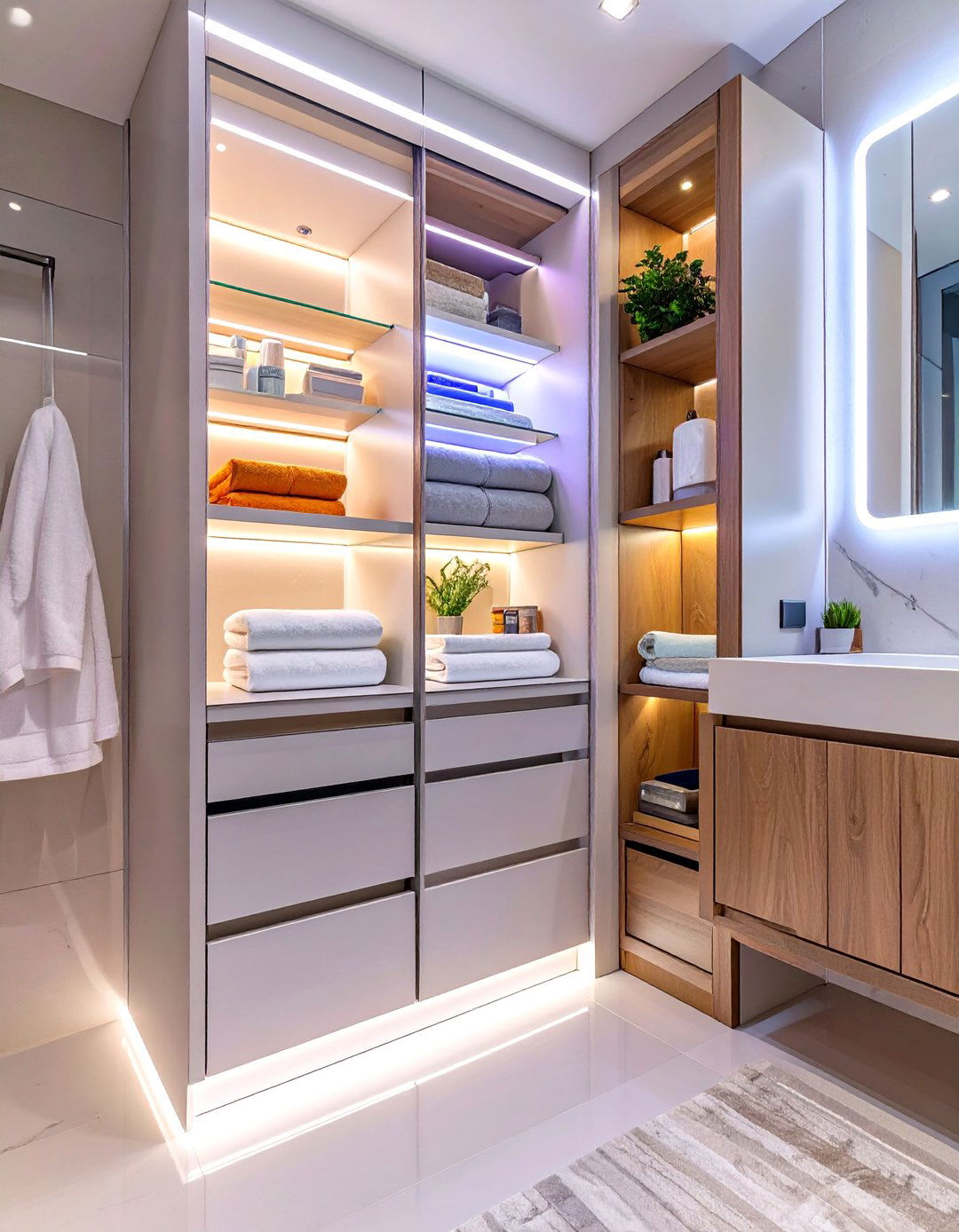 30 Bathroom Linen Closet Ideas for Maximum Storage - We Love Home Blog