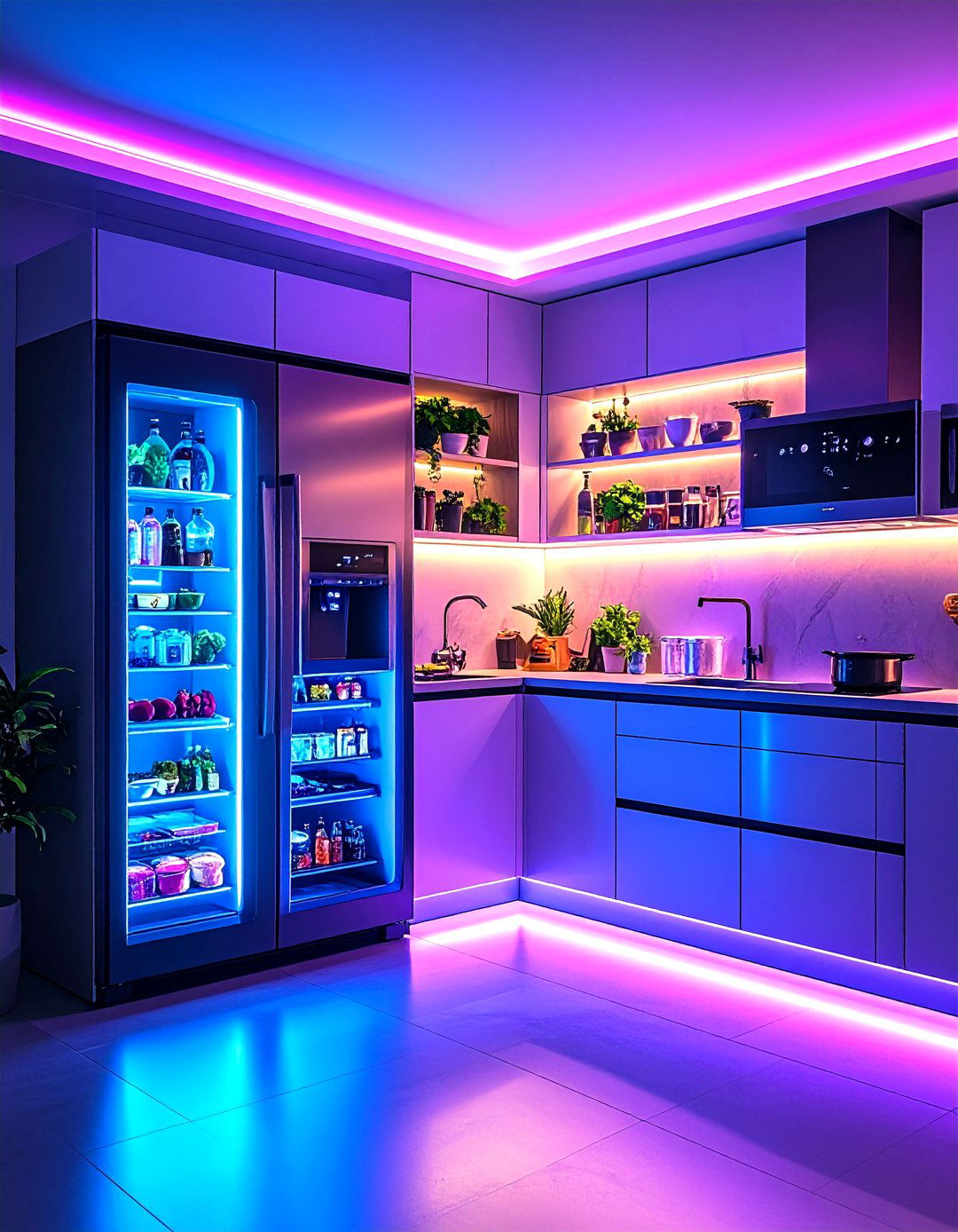 The Smart Technology Integrated Kitchen - 30 kitchen organizing ideas