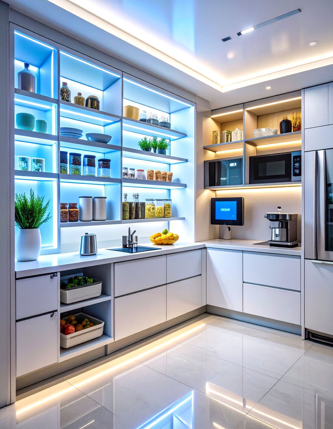 The Smart Technology Kitchen Pantry - 30 kitchen pantry ideas
