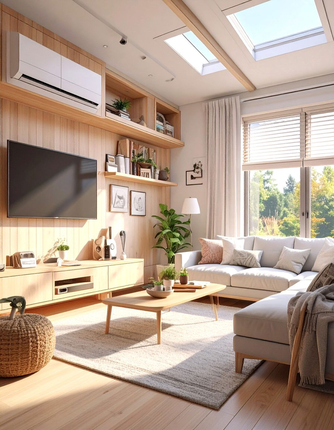 The Smart and Tech Integrated Living Room - 30 mobile home living room ideas