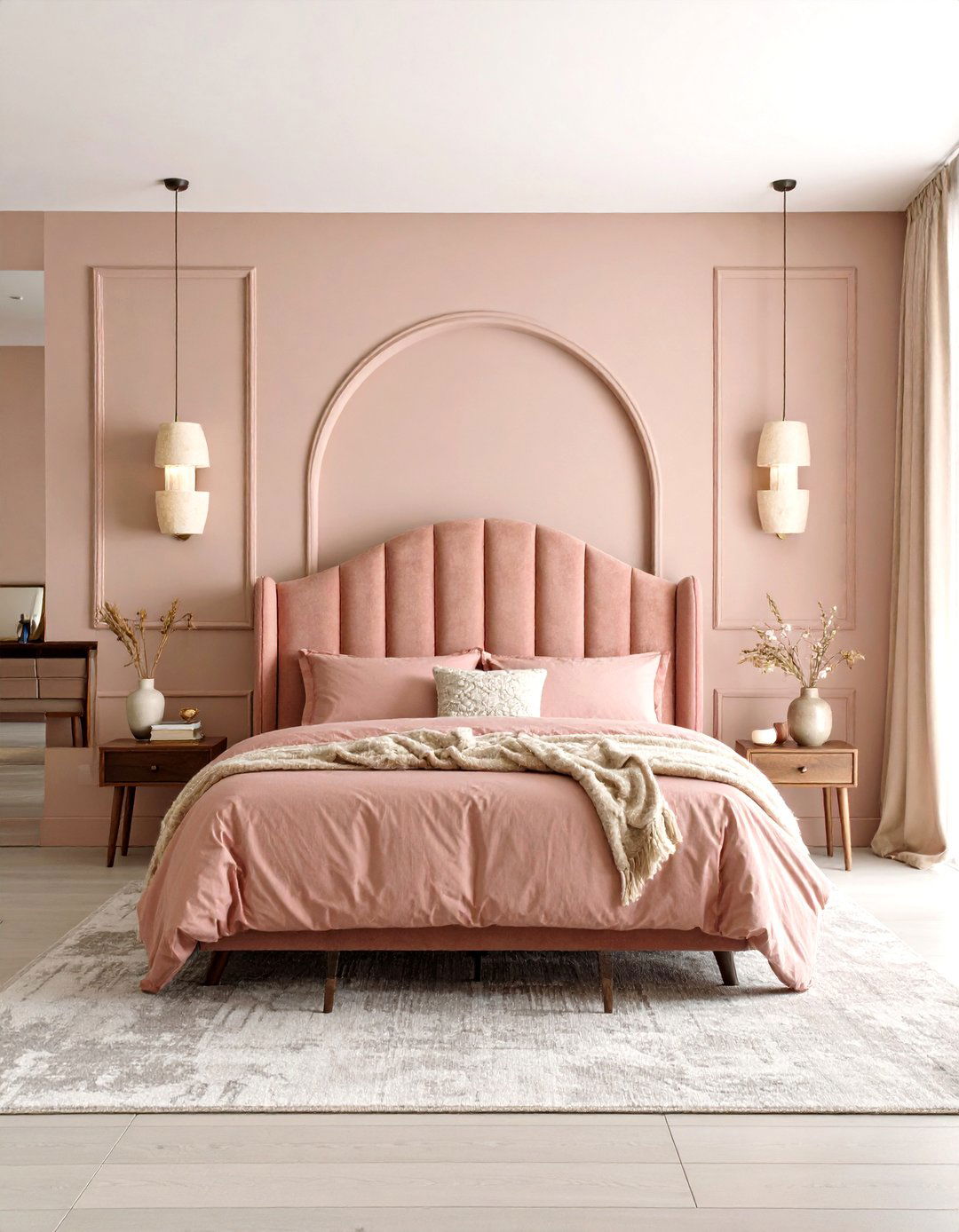 The Soft Clay and Plaster Bedroom - 30 earthy bedroom ideas