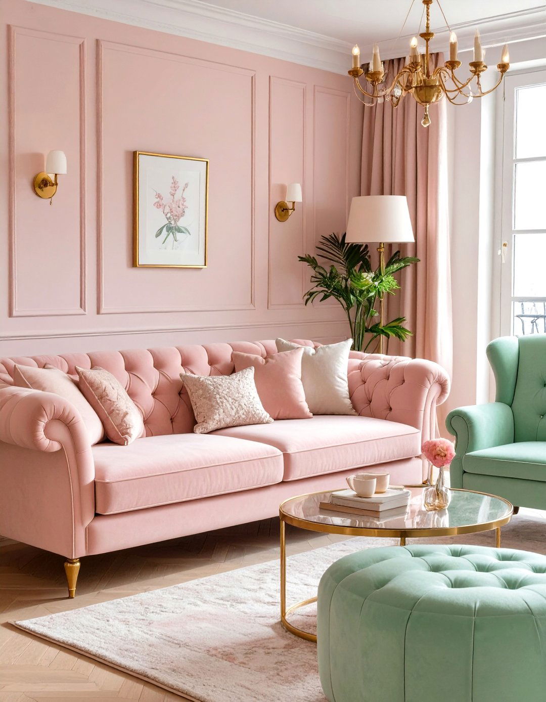 The Soft Hued Pastel Living Room - 30 apartment therapy living room ideas