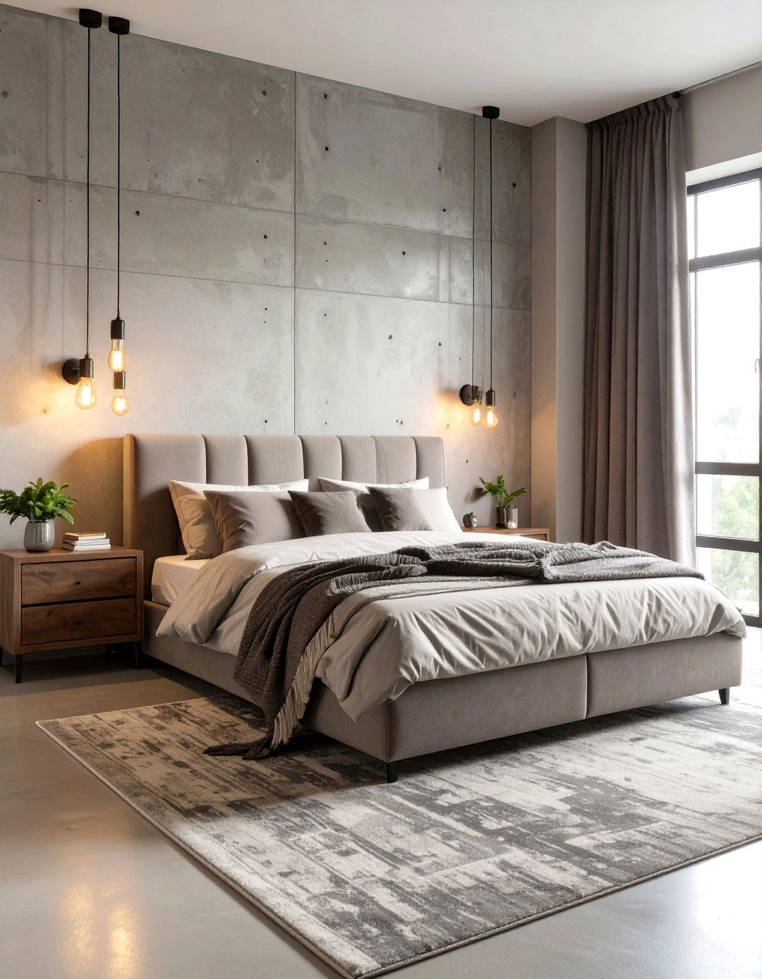 The Soft Industrial Bedroom - 30 industrial style interior design ideas