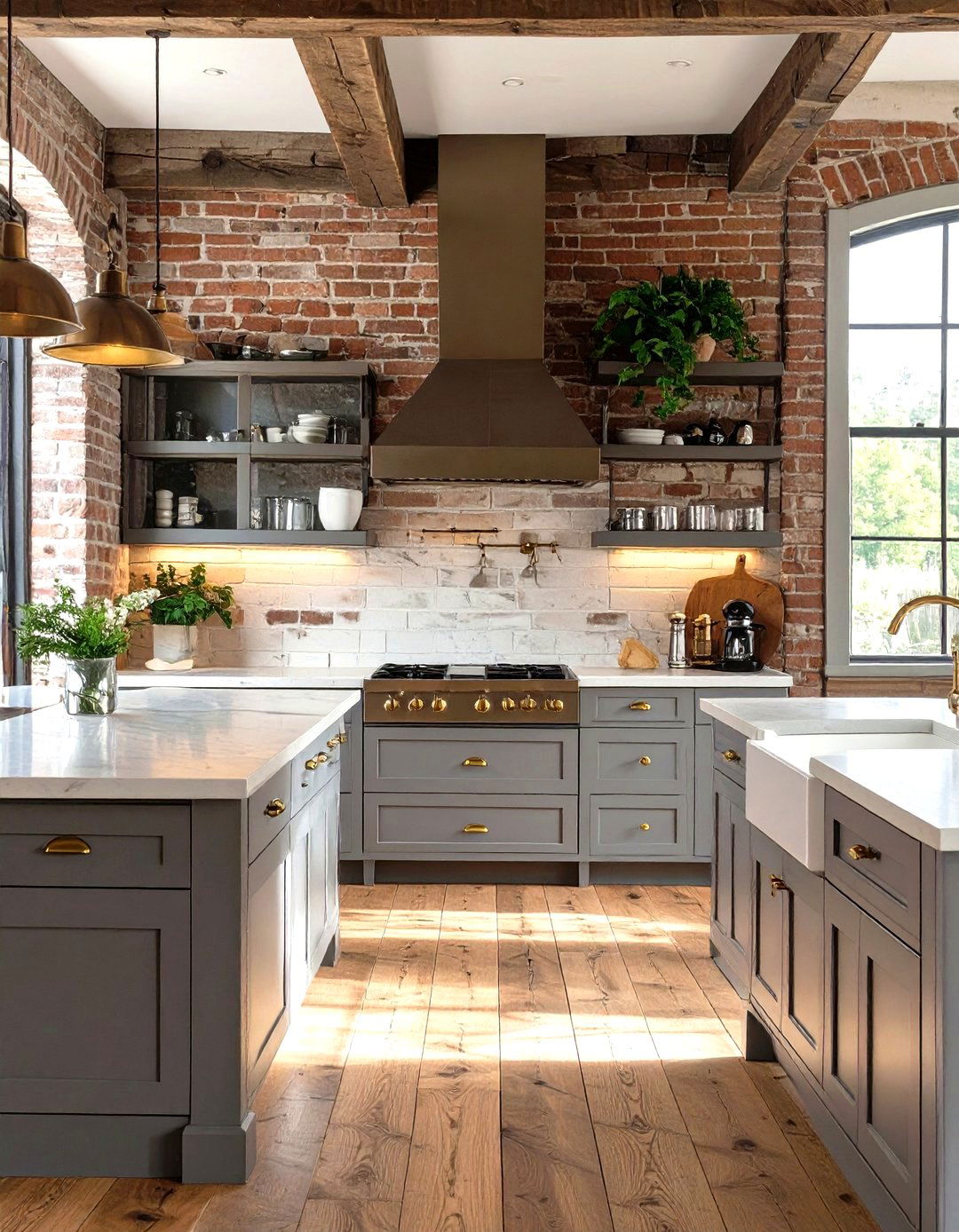 The Soft Industrial Kitchen - 30 cozy kitchen ideas
