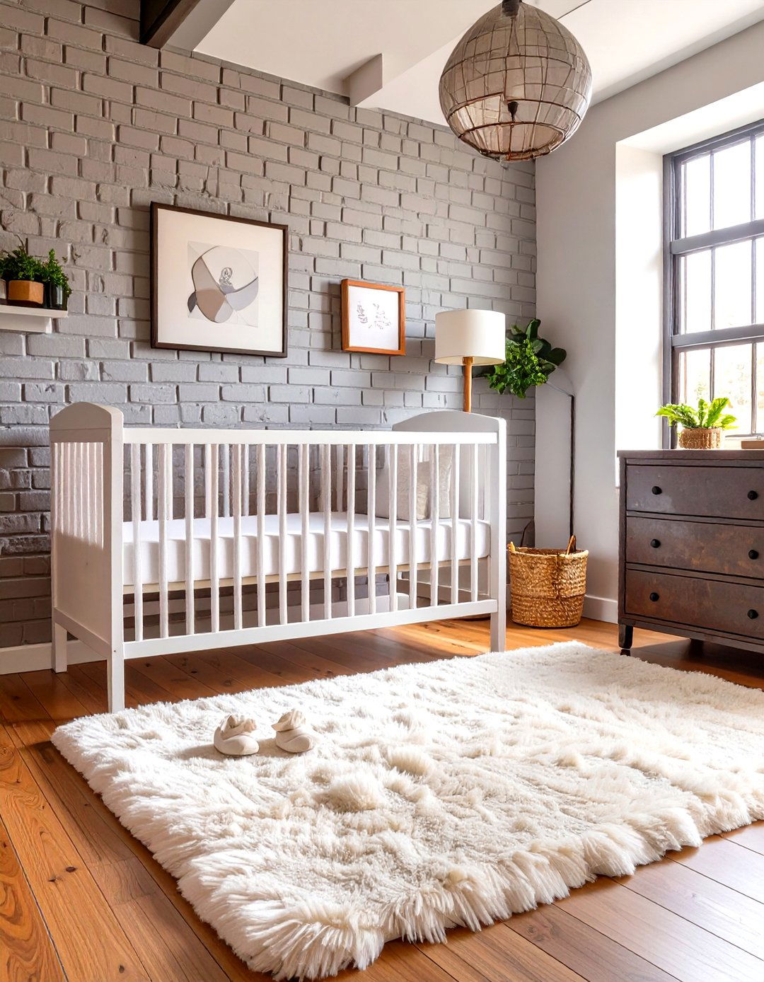 The Soft Industrial Nursery - 30 modern industrial interior design ideas