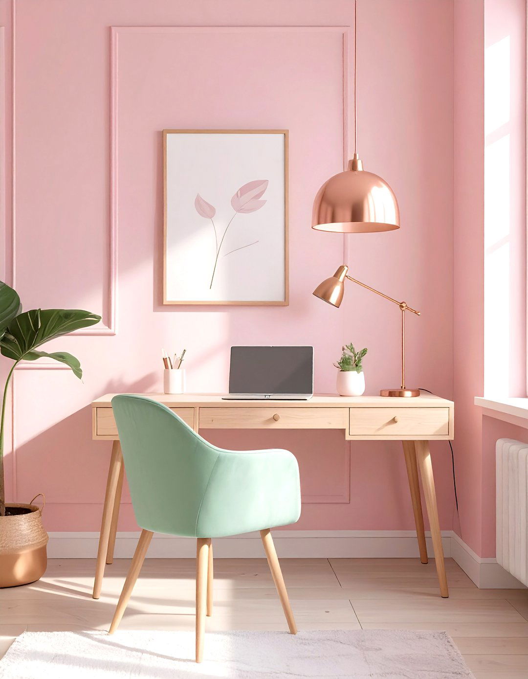 The Soft Pastels Haven - 30 home office ideas for her