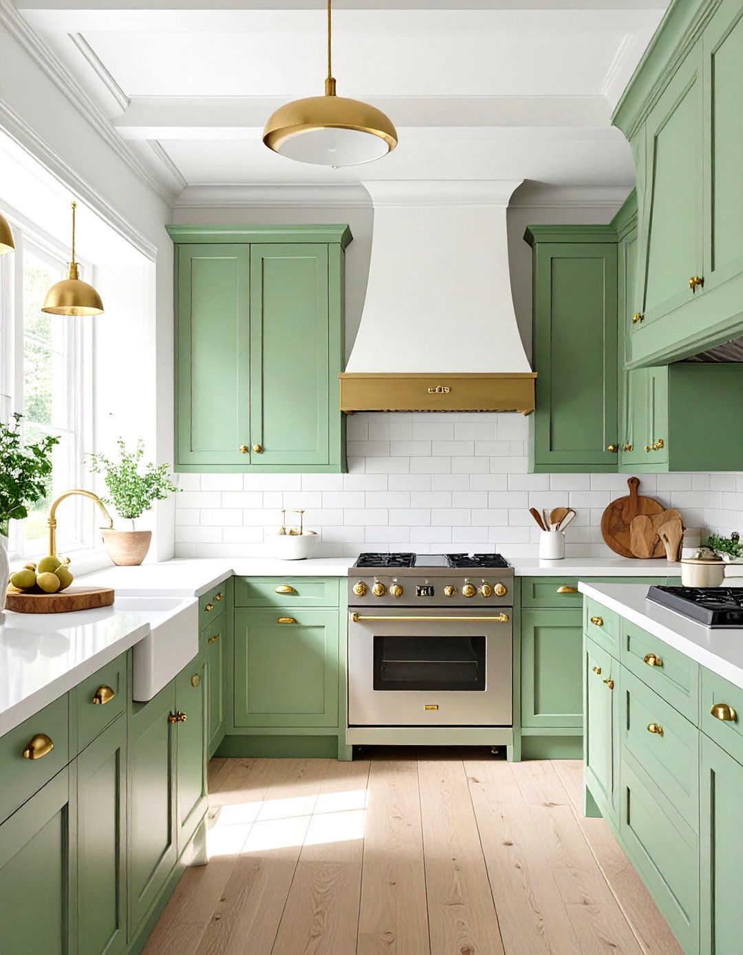 The Soft Sage Green Kitchen - 30 french country kitchen ideas