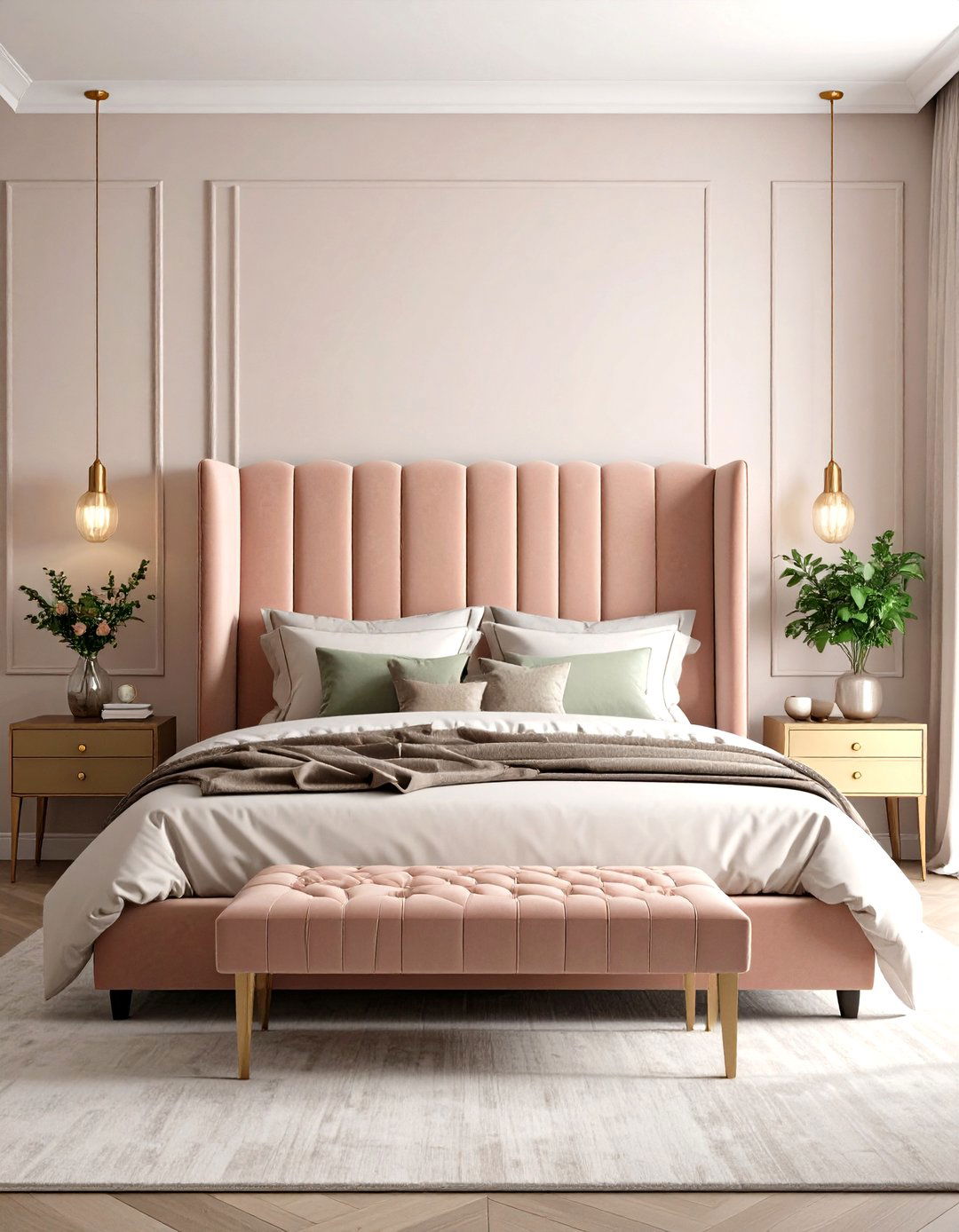 The Soft and Plush Upholstered Bedroom - 30 diy bedroom ideas