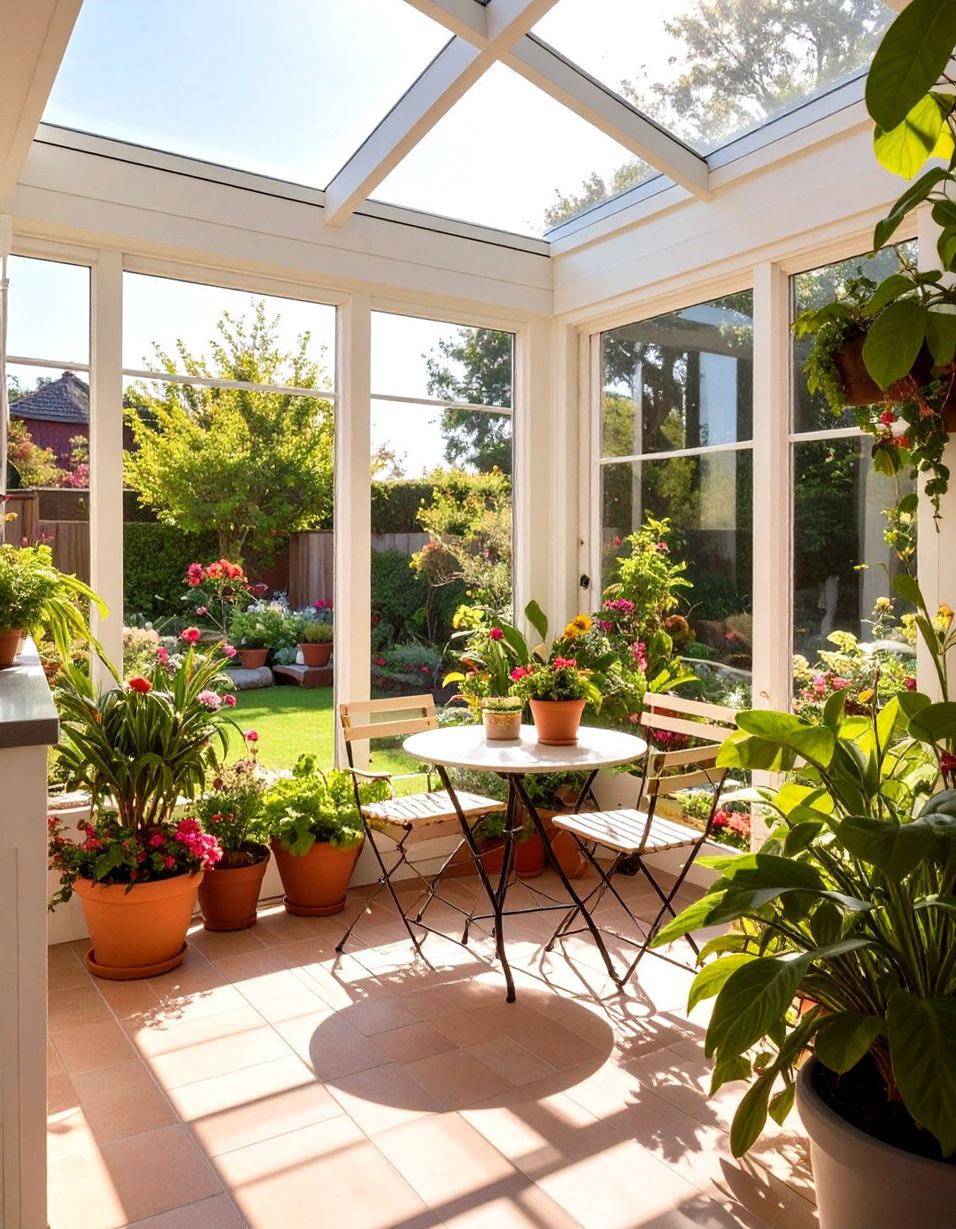 The Solarium Style Breakfast Nook - 30 covered patio extension ideas