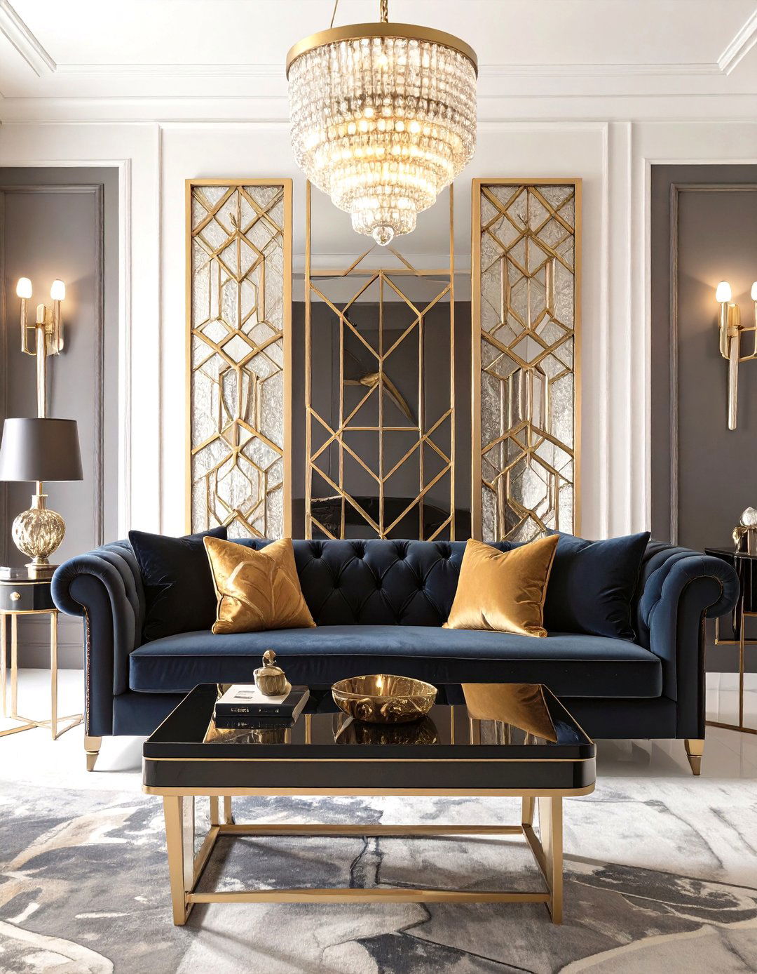 The Sophisticated Art Deco Revival - 30 fiverr interior design ideas