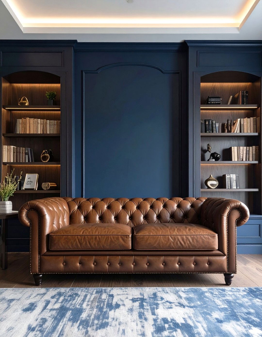 The Sophisticated Gentlemans Lounge - 30 mens living room ideas