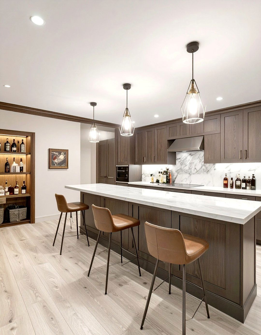 The Sophisticated Speakeasy Bar - 30 basement room ideas