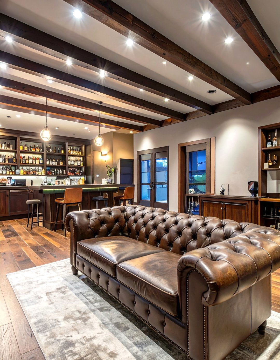 The Sophisticated Speakeasy Man Cave - 30 cool man cave ideas