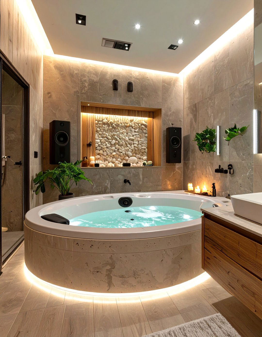 The Sound Bath Sanctuary - 30 ai spa bathroom design ideas