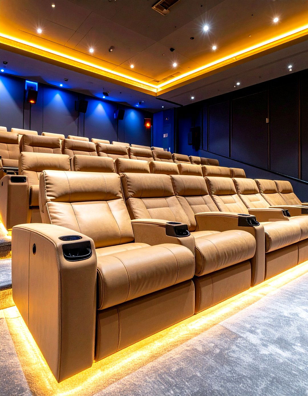 The Sound Reactive Seating Experience - 30 home theater seating ideas