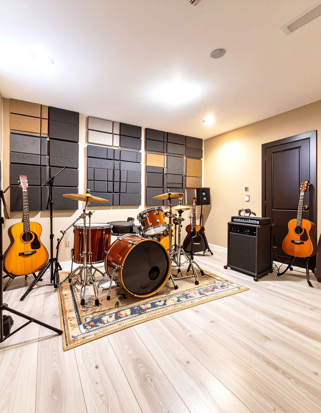 The Soundproof Music Practice Room - 30 basement remodeling ideas