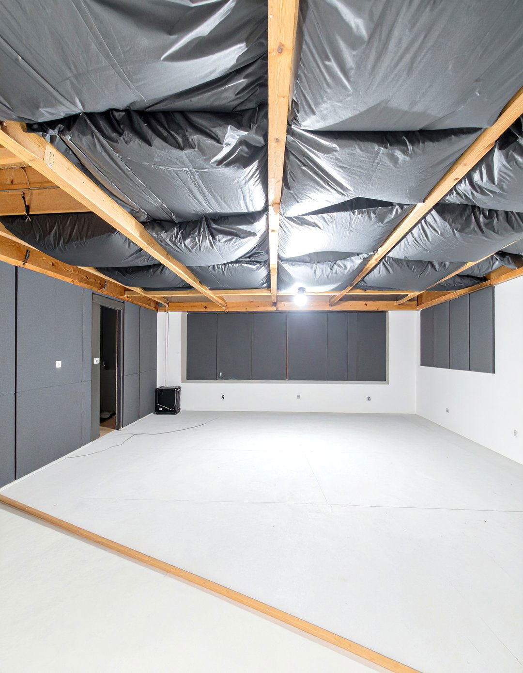 The Soundproofing Blanket Ceiling - 30 cheap basement ceiling ideas