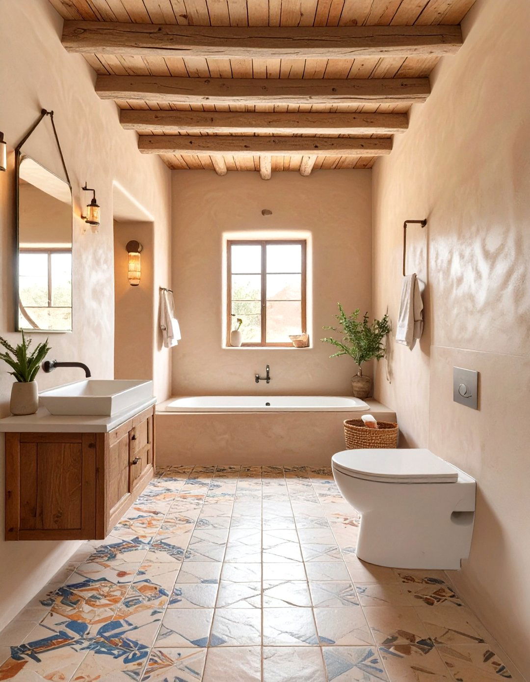 The Southwestern Adobe Bathroom - 30 bathroom decoration ideas