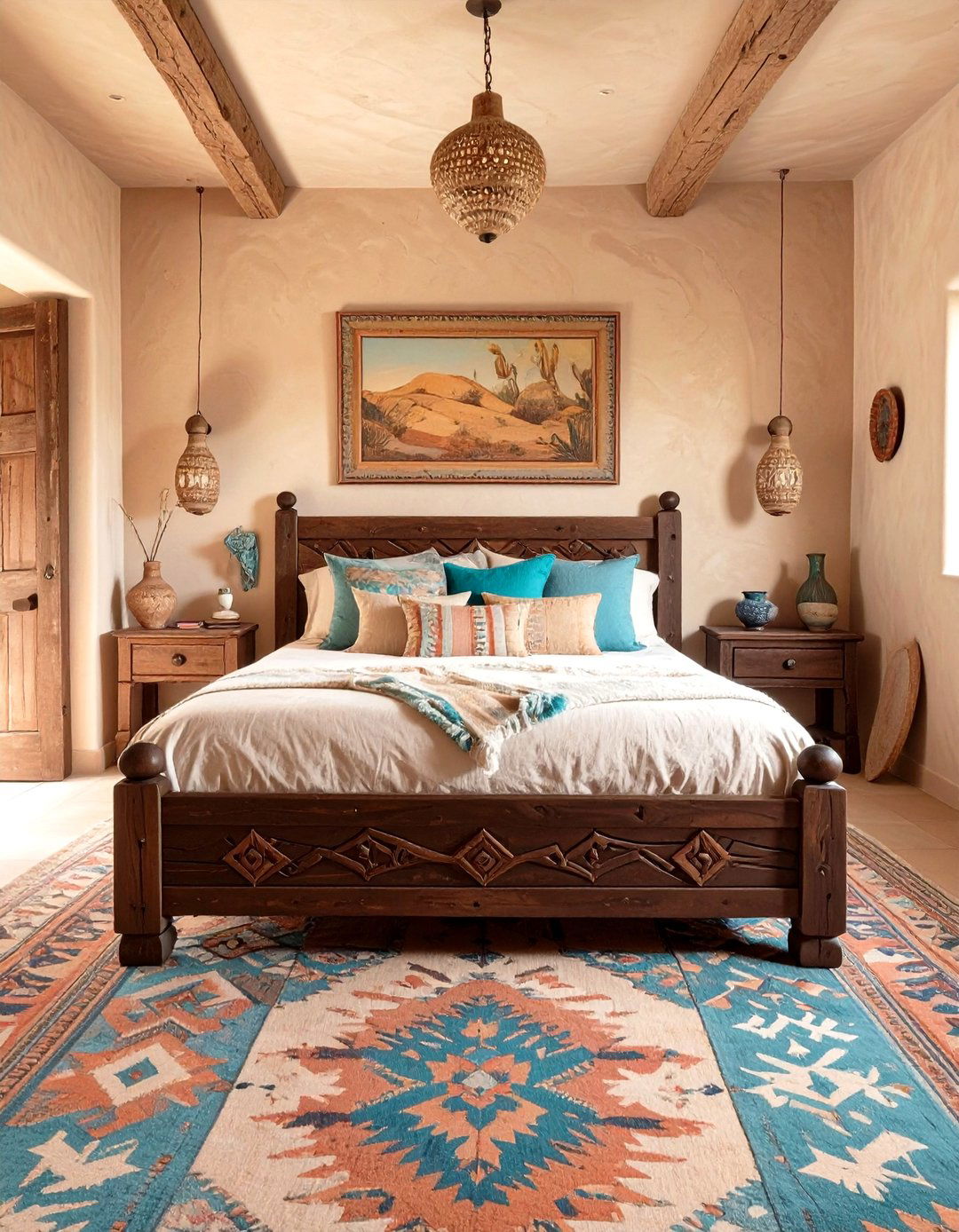 The Southwestern Adobe Bedroom - 30 master bedroom inspo ideas