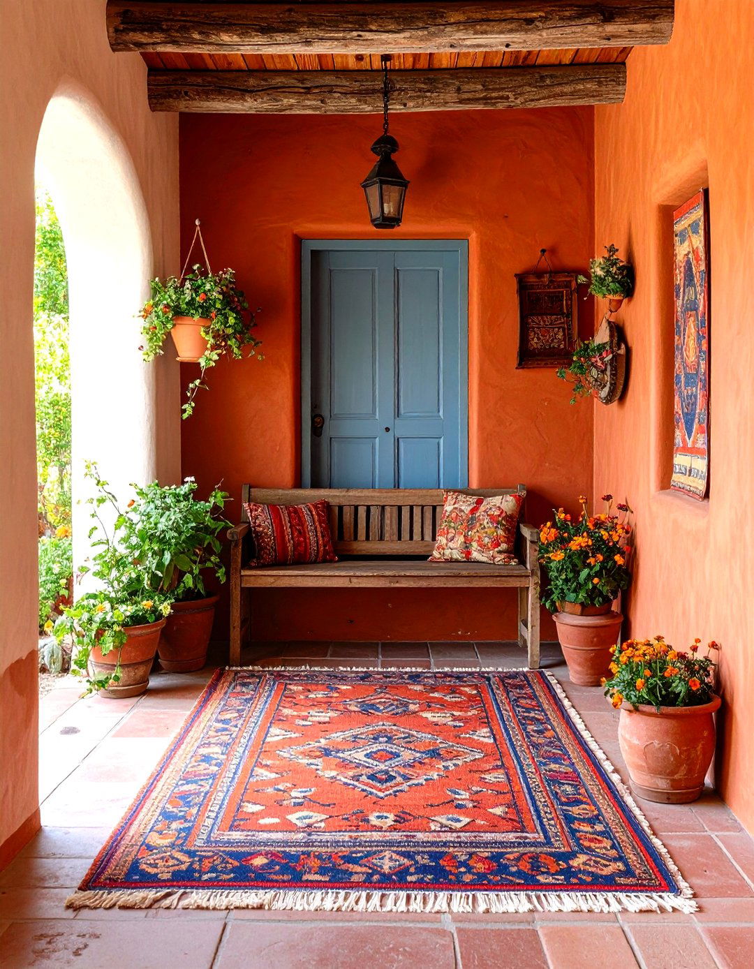 The Southwestern Adobe Entryway - 30 entryway decorating ideas