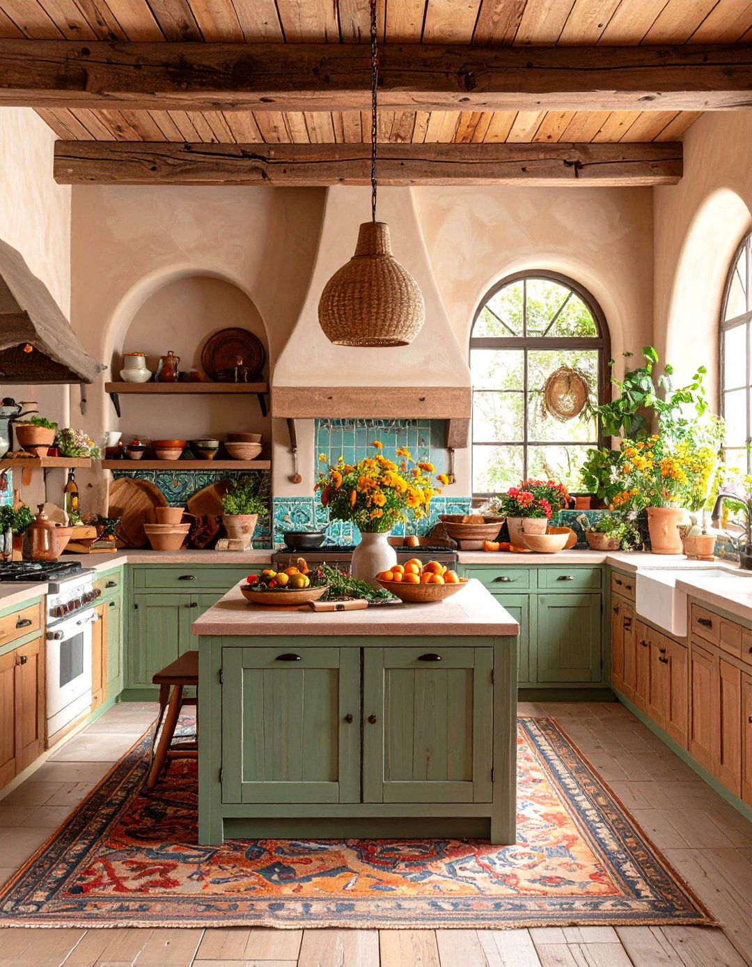 The Southwestern Adobe Kitchen - 30 kitchen theme ideas