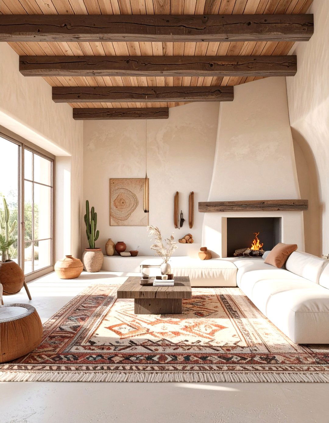 The Southwestern Adobe Living Area - 30 interior design rendering software ideas