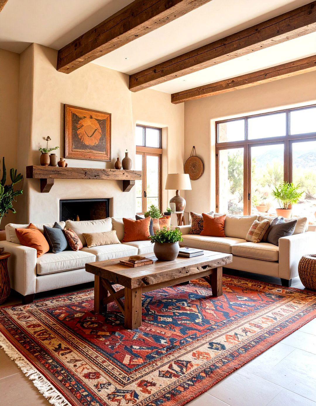The Southwestern Adobe Living Room - 30 home decor ideas living room