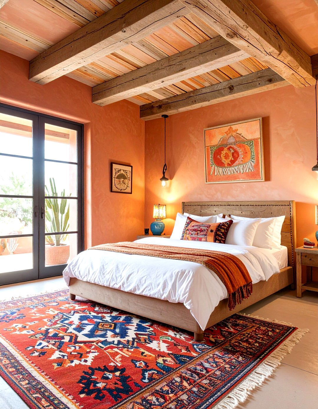 The Southwestern Adobe Style Bedroom - 30 cabin bedroom ideas