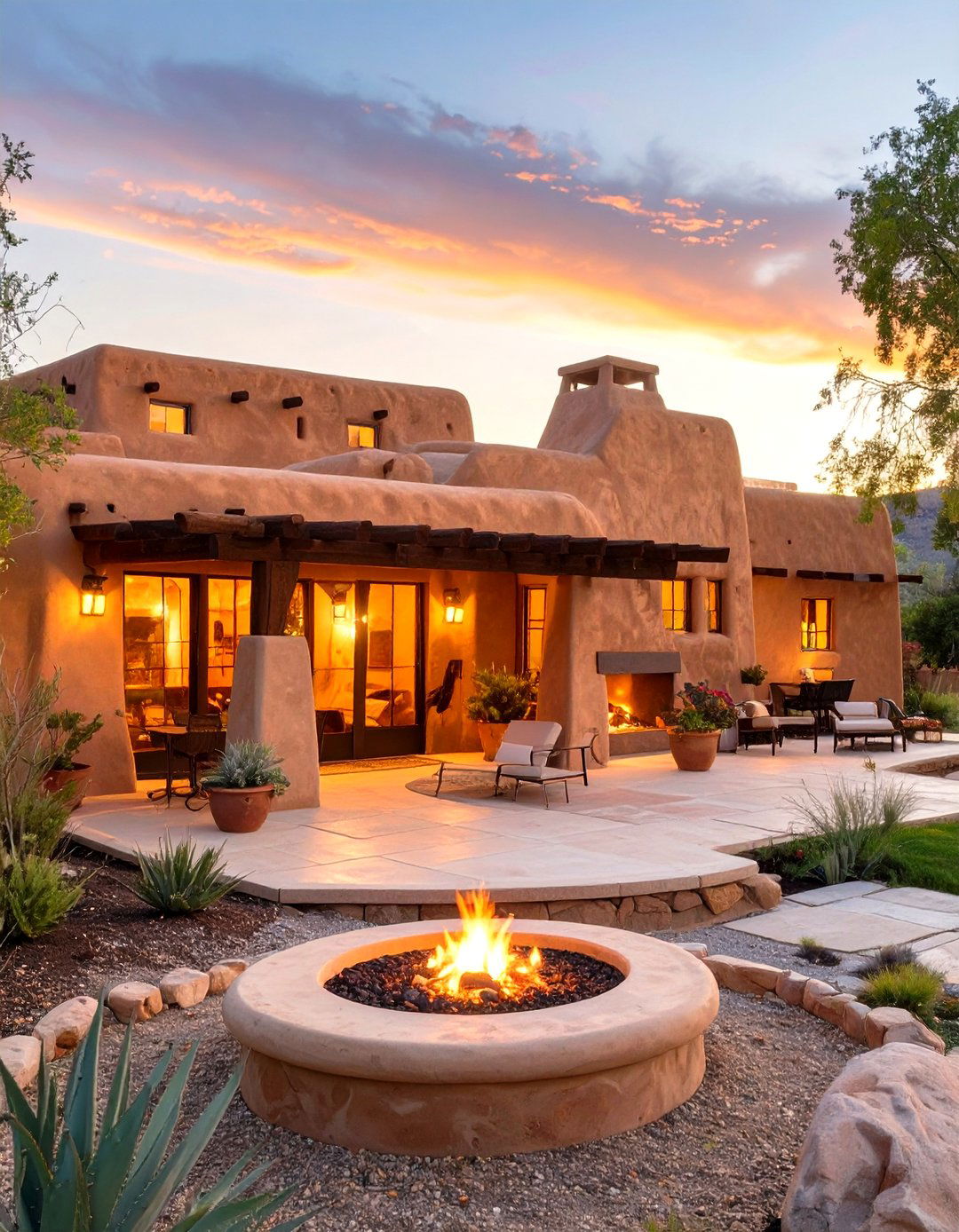 The Southwestern Adobe Style Home - 30 house design plans ideas
