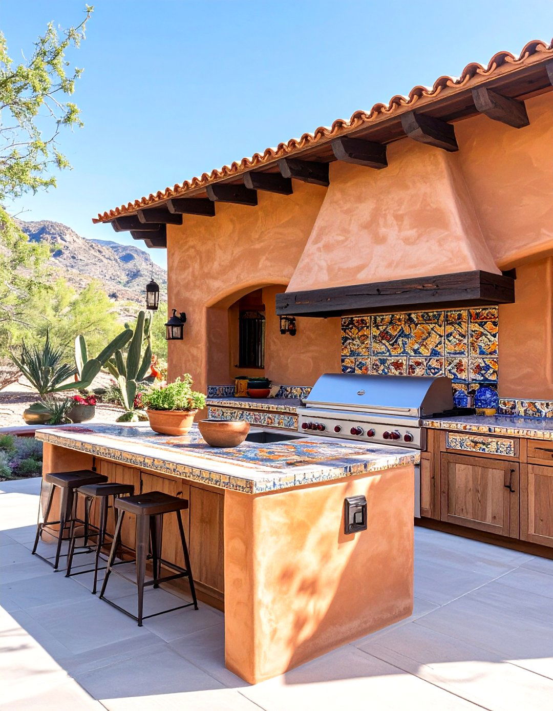 The Southwestern Adobe Style Outdoor Kitchen - 30 ai outdoor kitchen design ideas