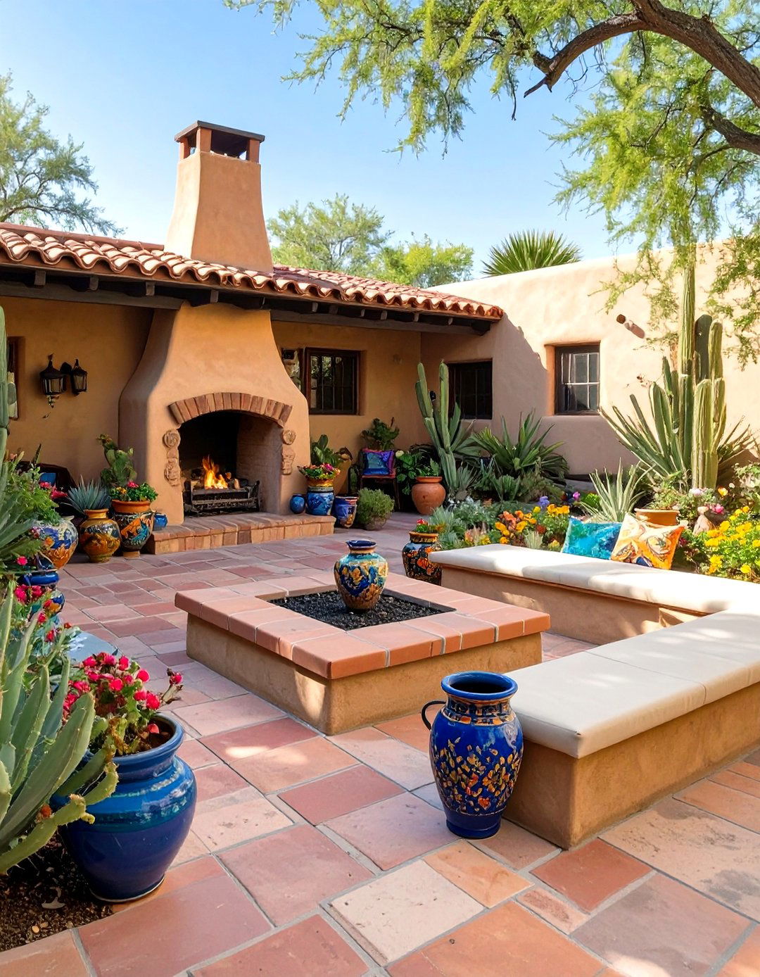 The Southwestern Courtyard Garden - 30 arizona landscape ideas