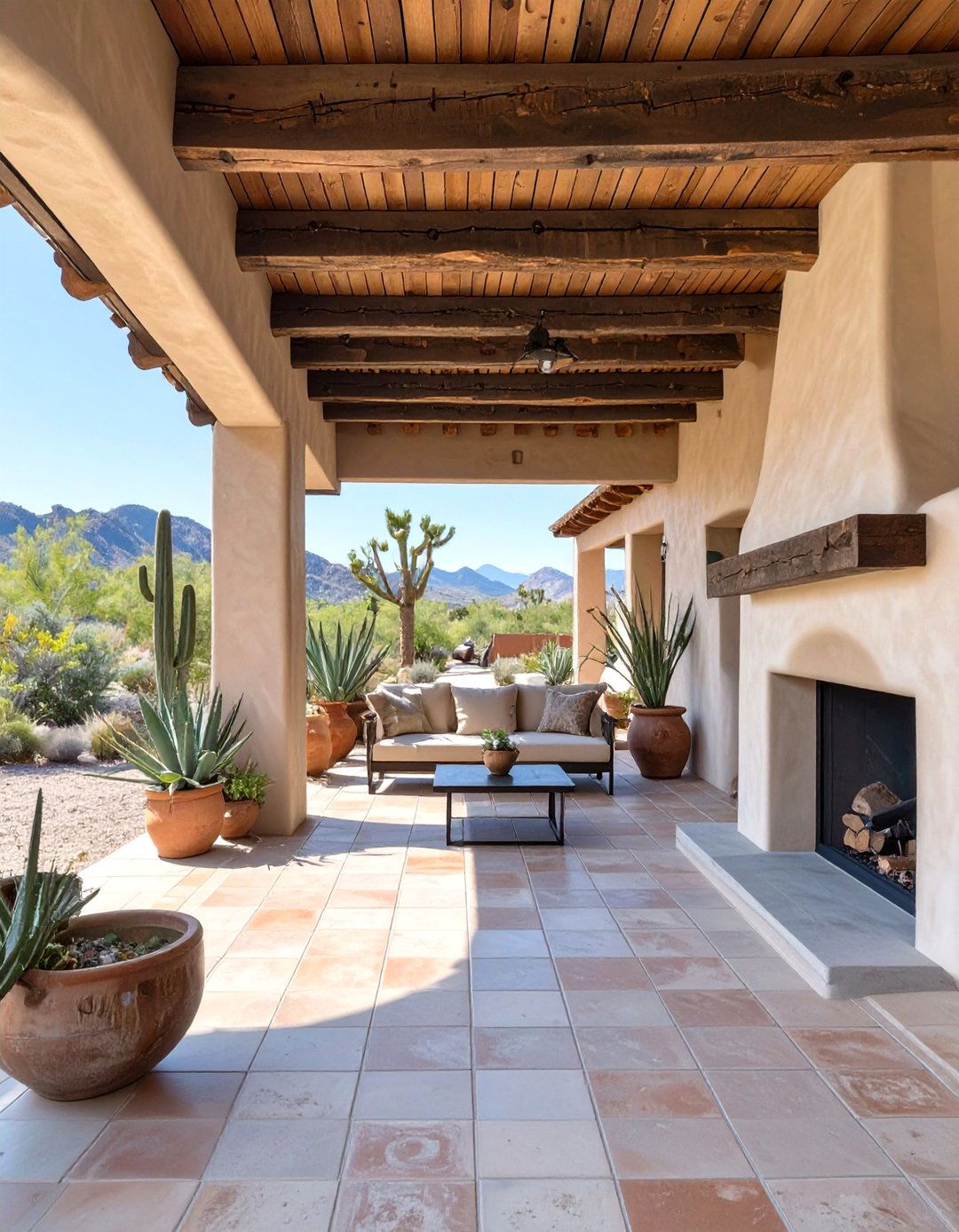 The Southwestern Desert Dwelling - 30 covered patio extension ideas