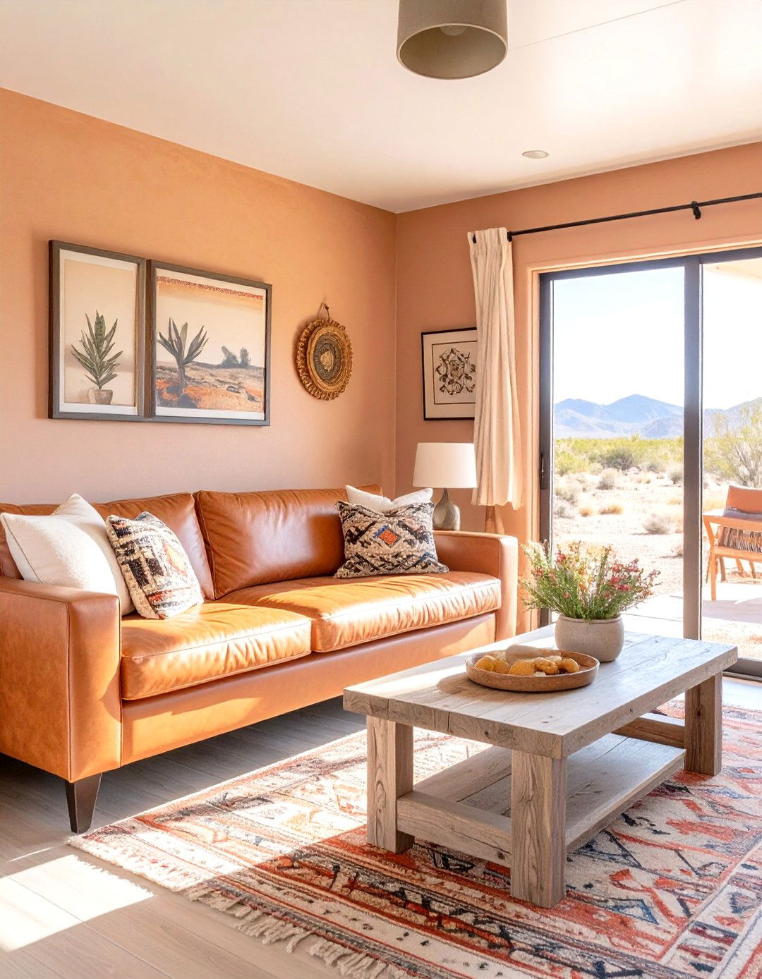 The Southwestern Desert Living Room - 30 mobile home living room ideas
