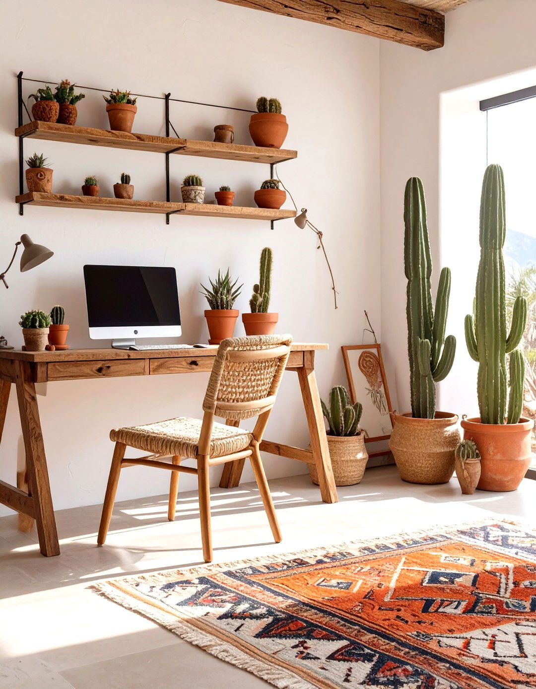 The Southwestern Desert Vibe - 30 home office ideas for her