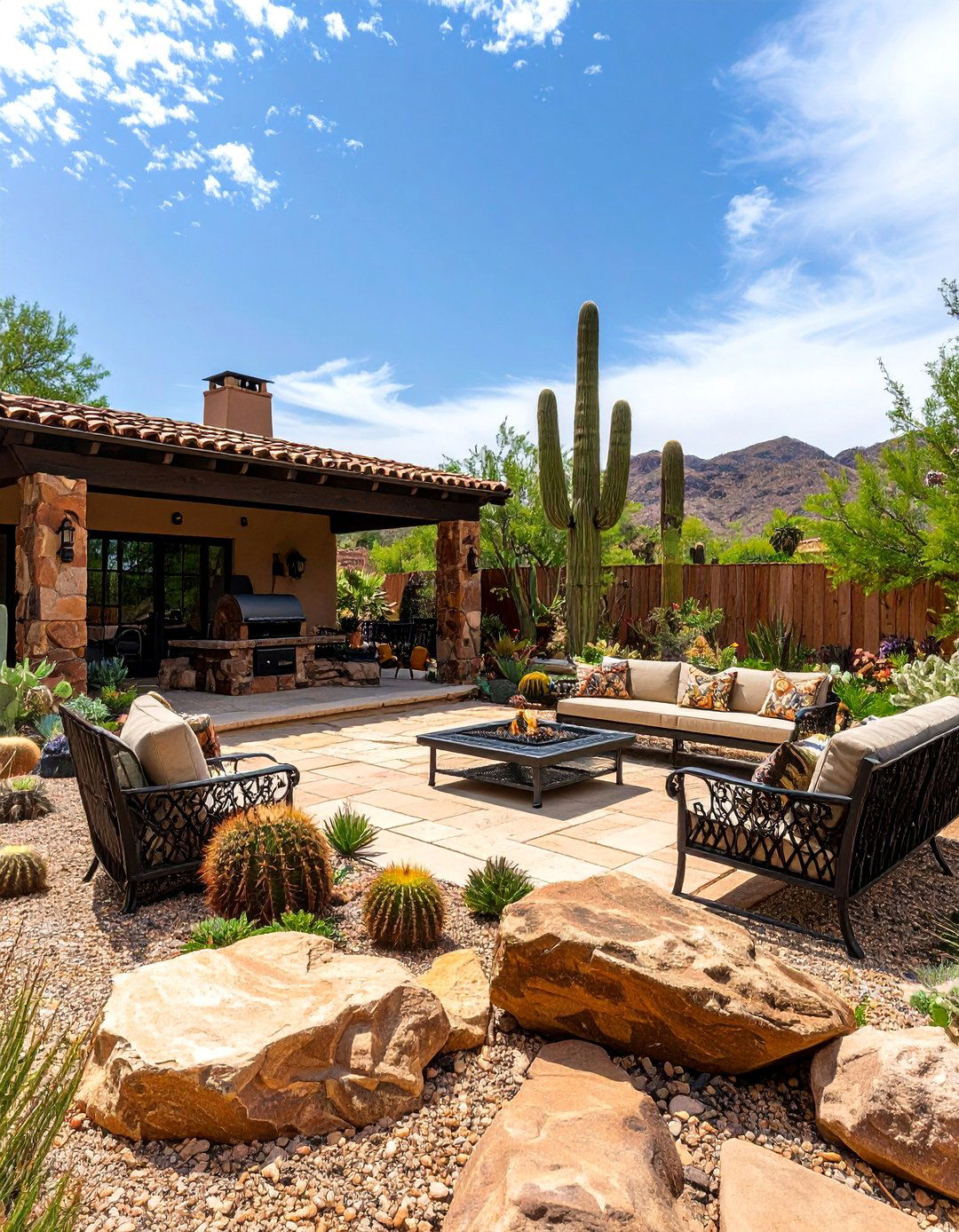 The Southwestern Desertscape Backyard - 30 backyard decor ideas