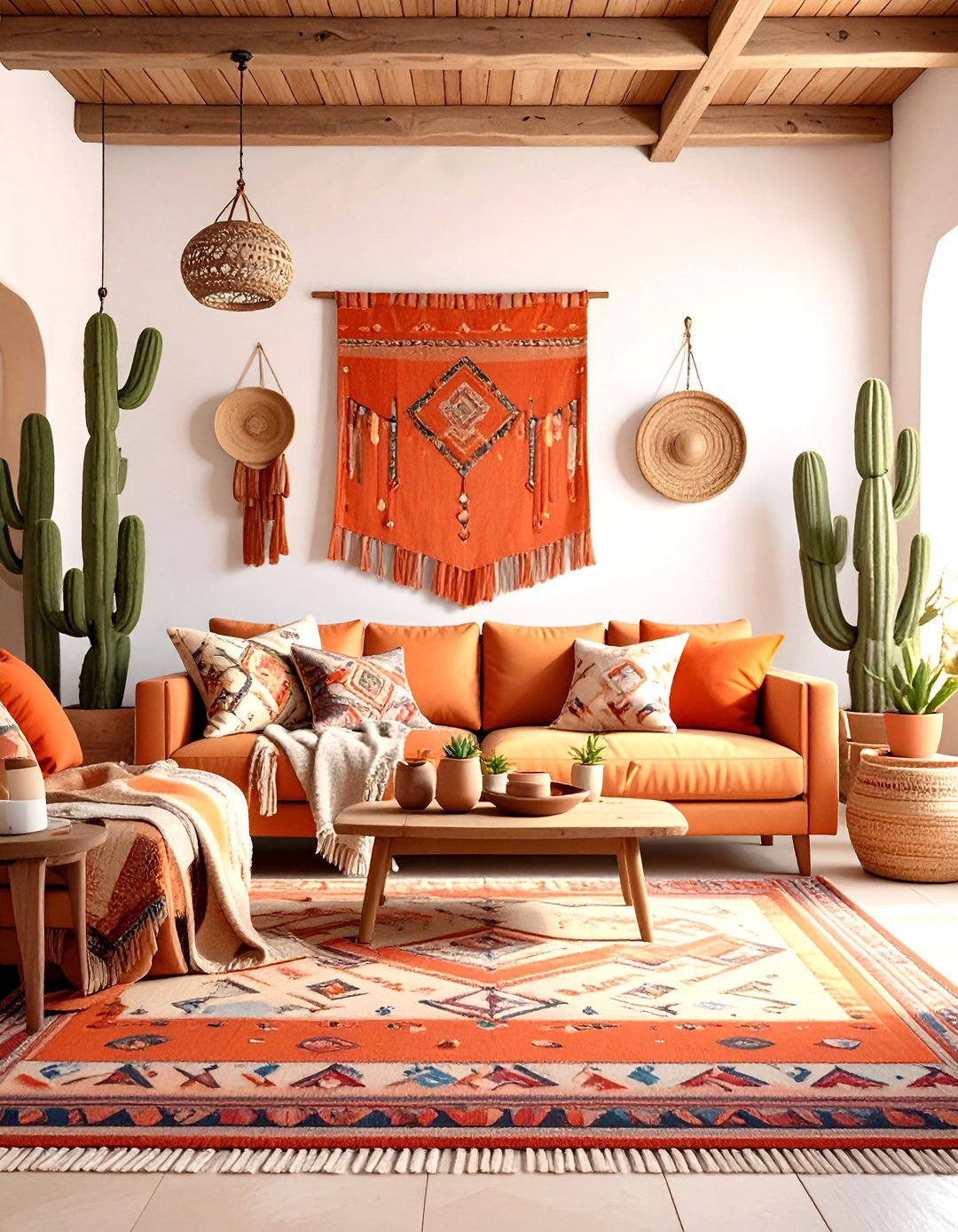 The Southwestern Farmhouse Living Room - 30 farmhouse country living room ideas