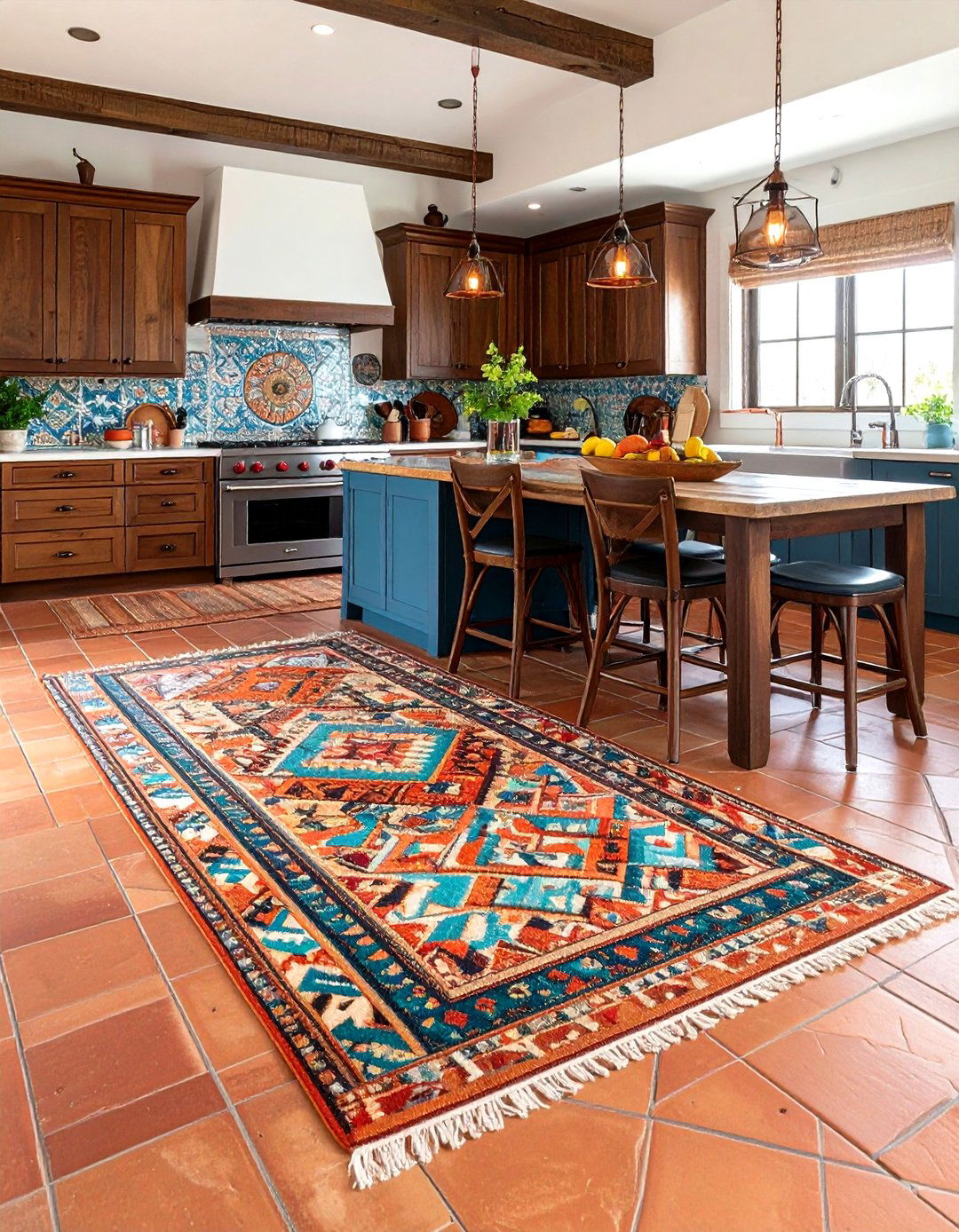 The Southwestern Kitchen Runner - 30 kitchen rug ideas