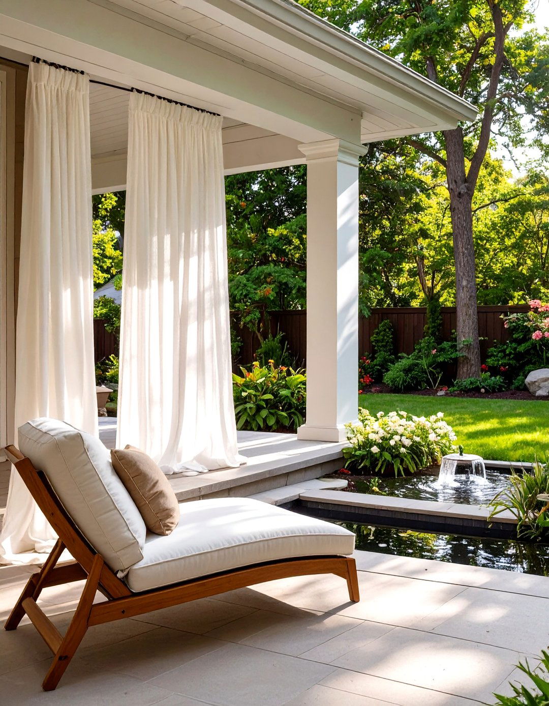 The Spa Inspired Porch Sanctuary - 30 backyard porch ideas