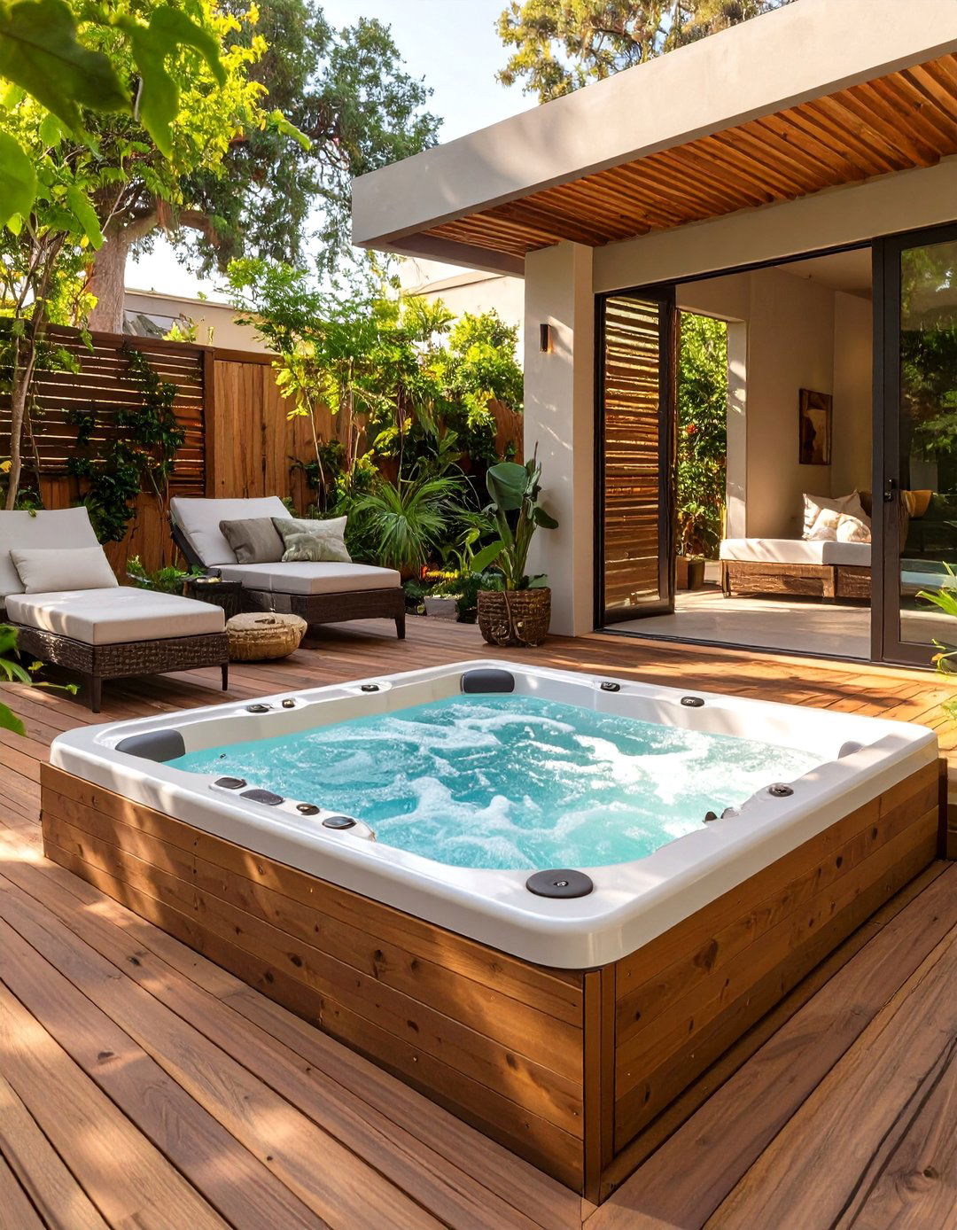 The Spa Inspired Relaxation Deck - 30 best ideas for outdoor living spaces