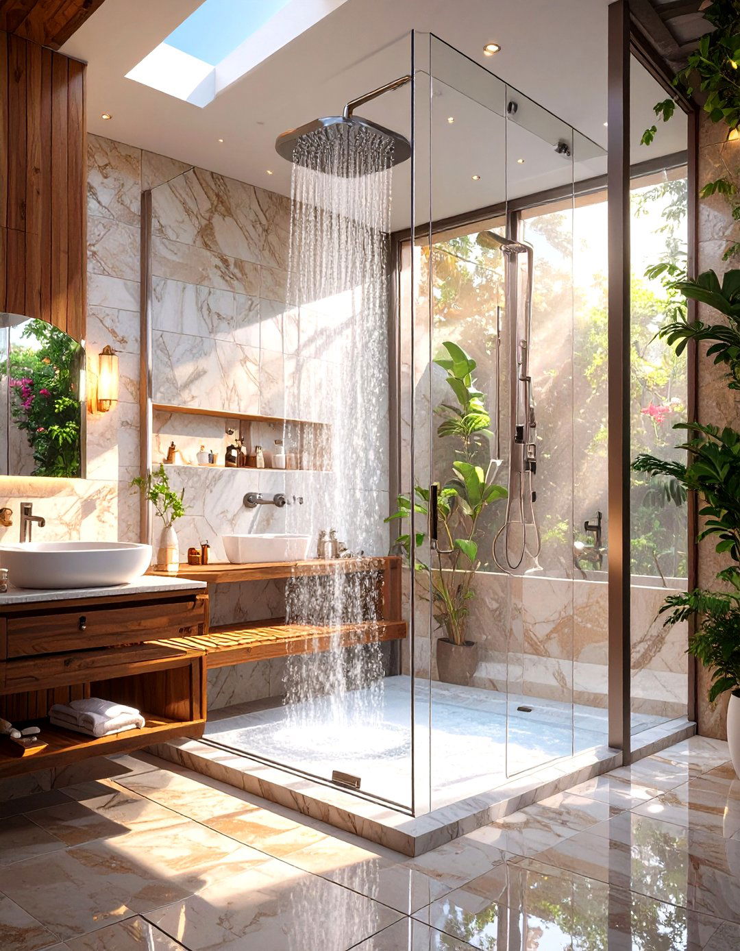 The Spa Inspired Steam Shower Sanctuary - 30 bathroom shower remodel ideas