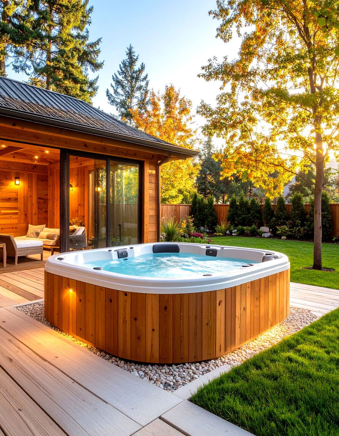 The Spa Like Hot Tub Enclosure - 30 enclosed patio ideas