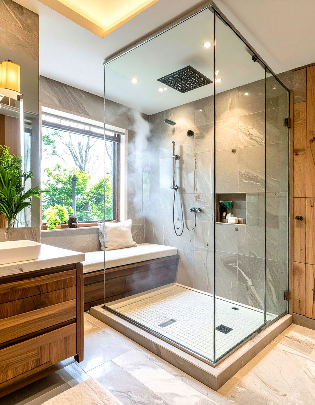 The Spa Like Steam Shower Bathroom - 30 luxury modern luxury master bathroom ideas