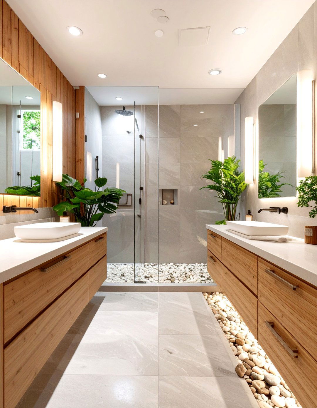 The Spa Like Zen Bathroom - 30 jack and jill bathroom ideas