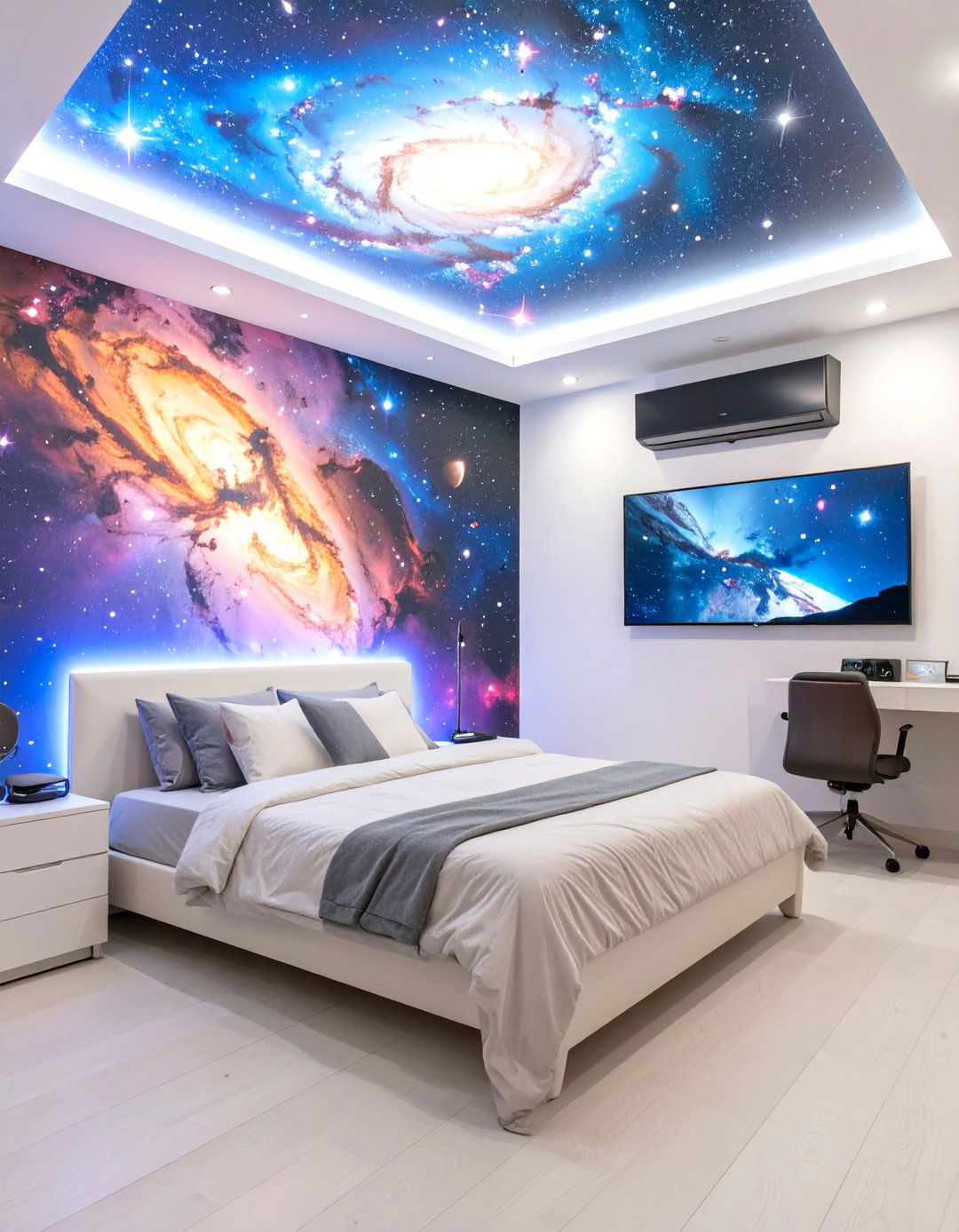 The Space Exploration Gamer Bedroom - 30 gamer bedroom ideas