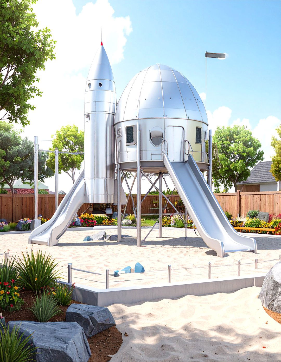 The Space Mission Playground - 30 backyard playground ideas