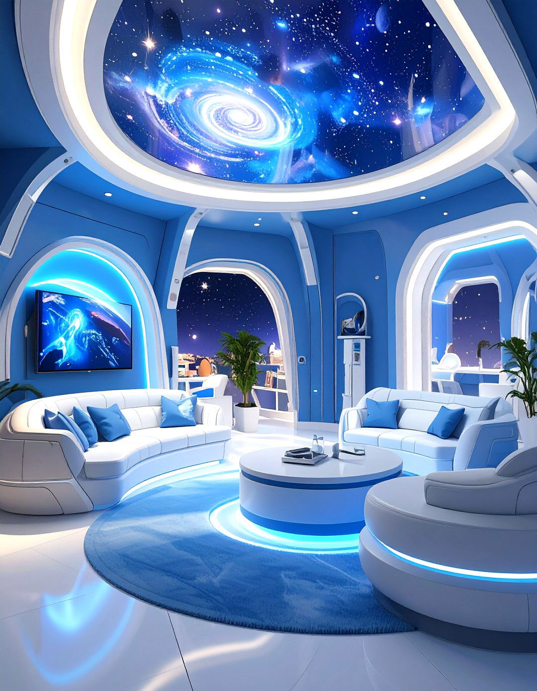 The Space Odyssey Game Room - 30 game room decor ideas
