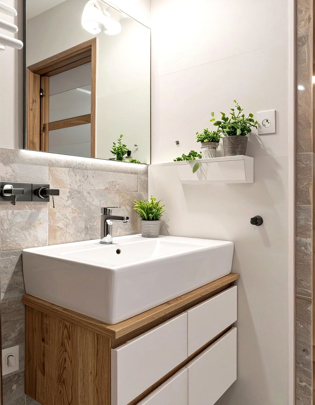 The Space Saving Corner Bathroom Sink - 30 bathroom sink ideas
