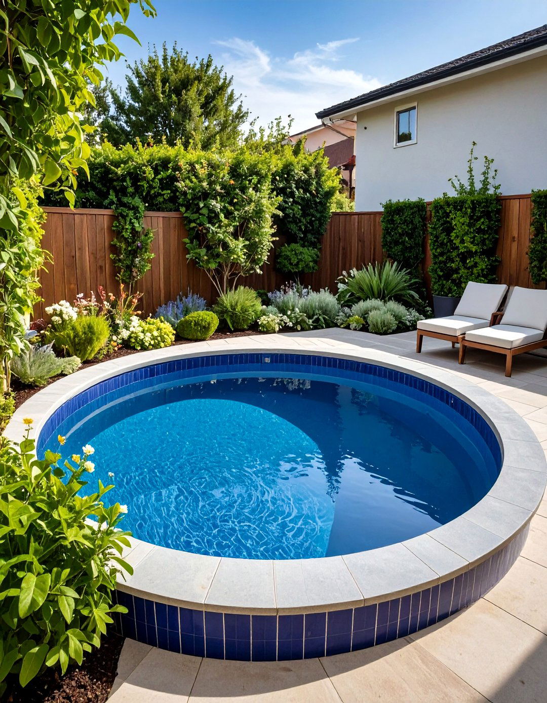 The Space Saving Plunge Pool - 30 pool ideas for backyard