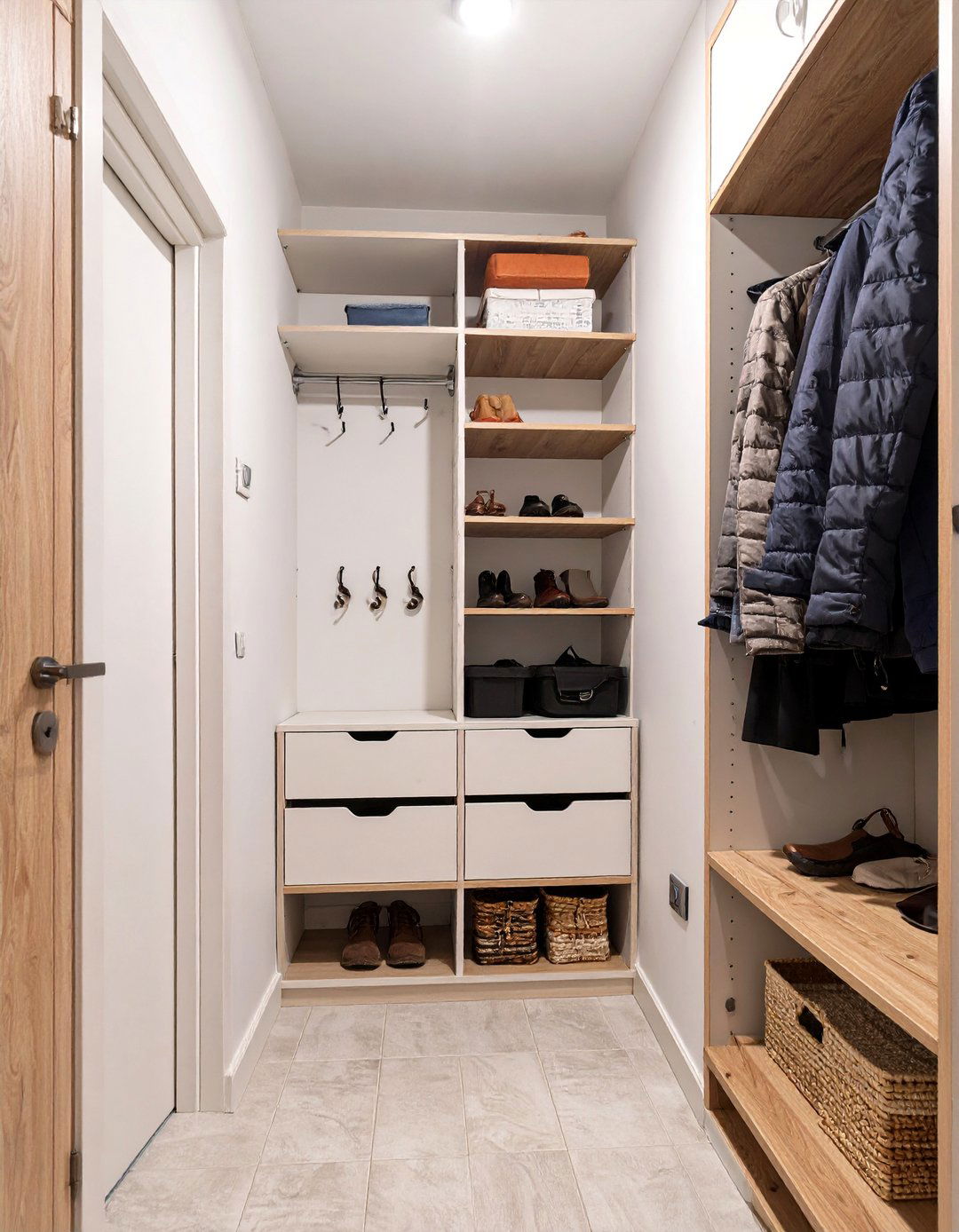 The Space Saving Rotating System - 30 coat closet ideas