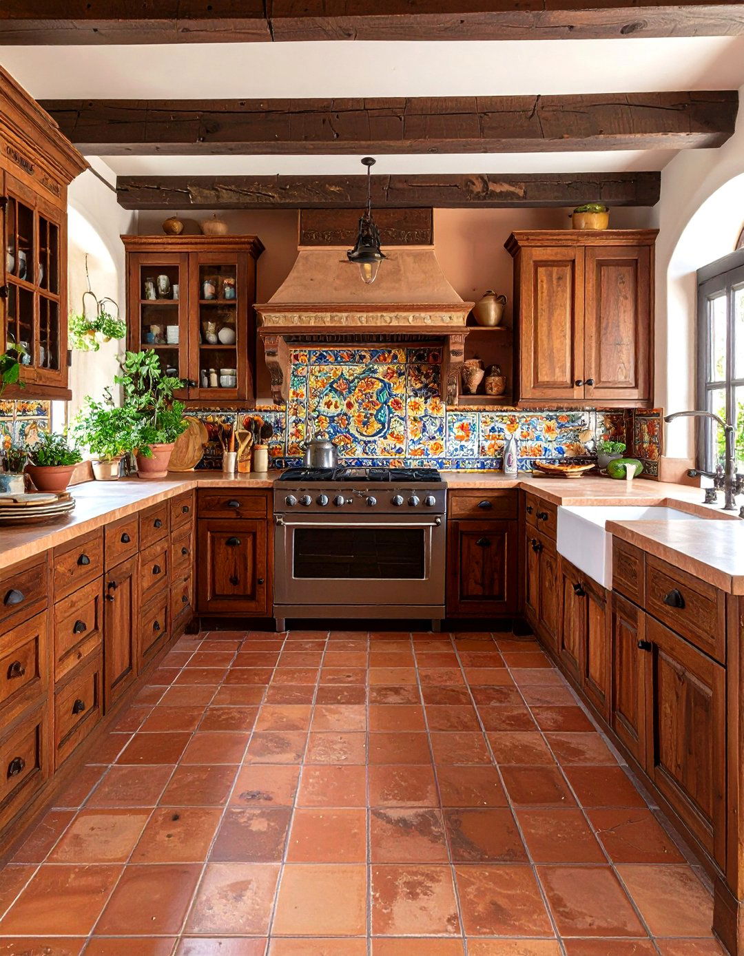 The Spanish Hacienda Kitchen - 30 european kitchen design ideas